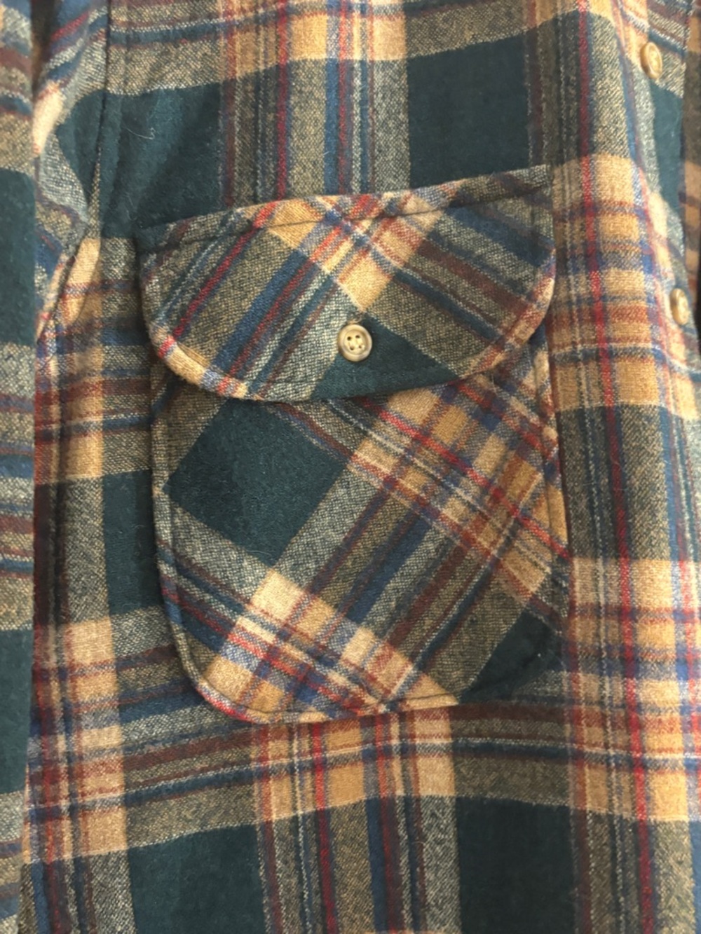 Vintage Pendleton 100% Virgin Wool Plaid Shirt Jacket Quilted Lined Made in USA - Picture 5 of 9